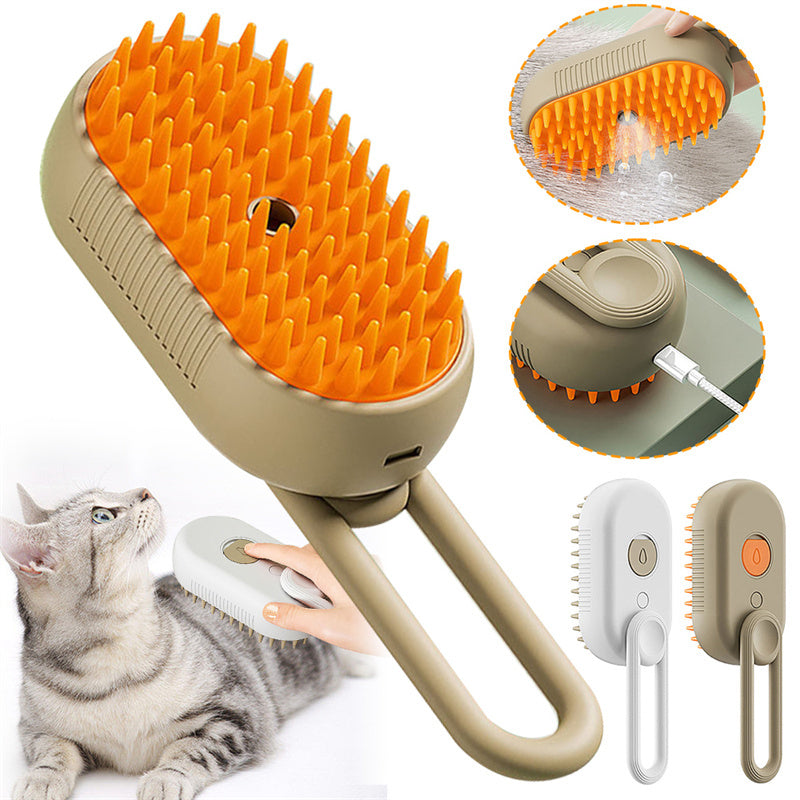 Steam Hair Brush For Pets