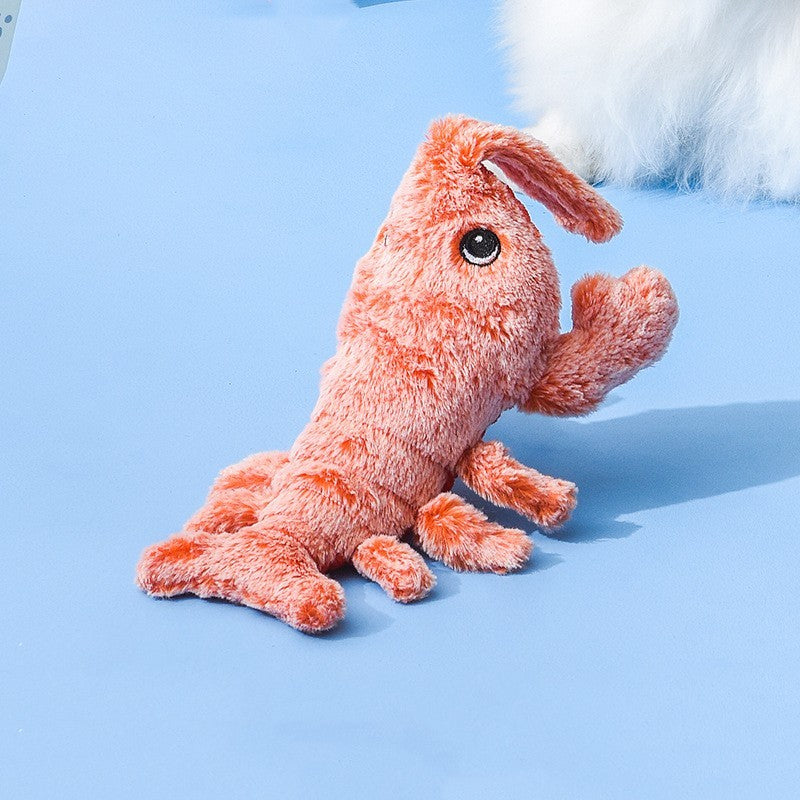 Electric Jumping Shrimp Pet Toys